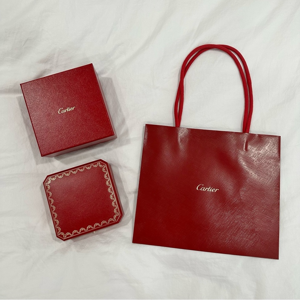 Cartier Necklace Box & Bag